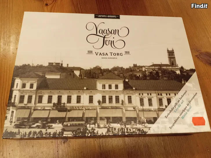 Myydään Vaasan tori, Vasa torg lautapeli