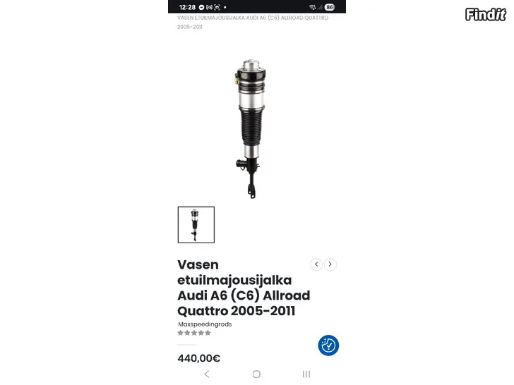 Säljes Audi a6 luftfjädring