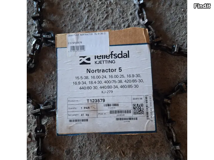 Säljes tellefsdal iskedjor