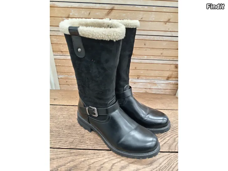 Myydään Mustat talvisaappaat, koko 40