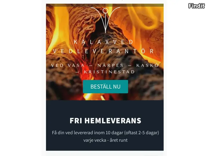 Säljes Torr björkved