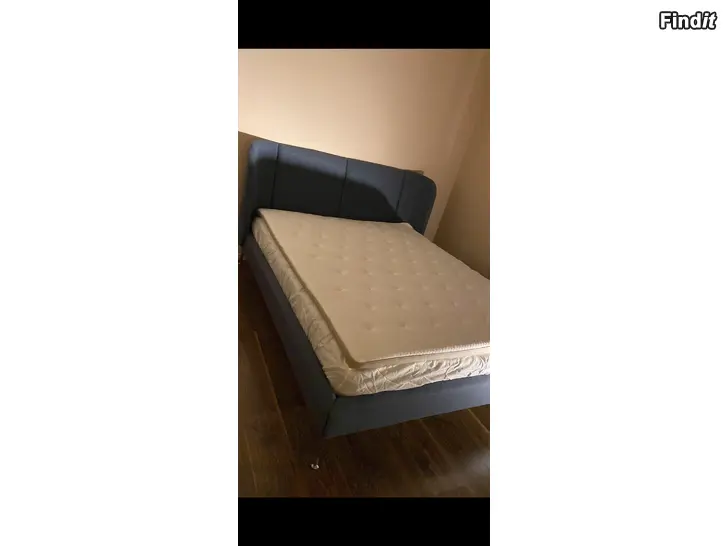 Säljes Säng Ikea Tufjord 160x200 Gunnared blå