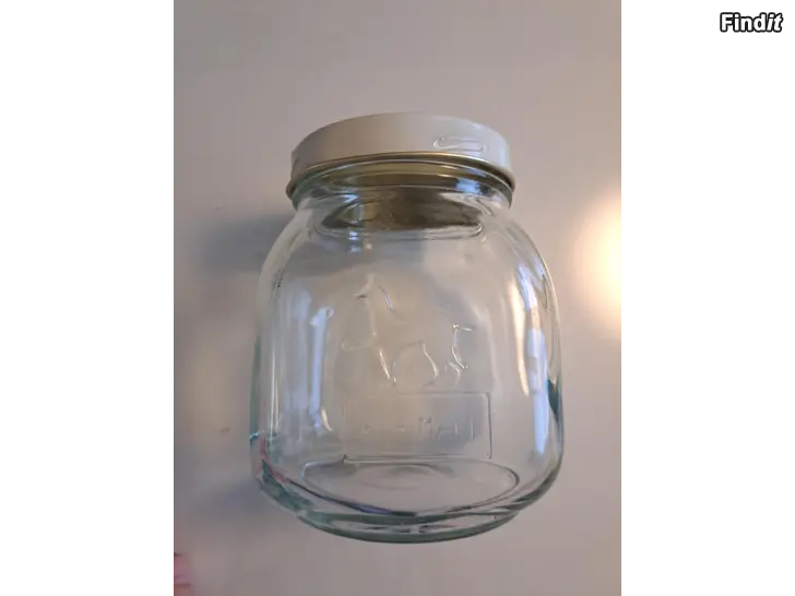 Myydään Riihimäen lasi Ilves purkki 1l