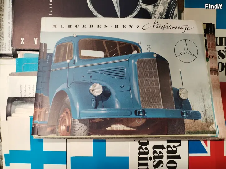 Säljes Mercedes Benz ainutlaatuisia esitteitä -40 luvulta lähtien