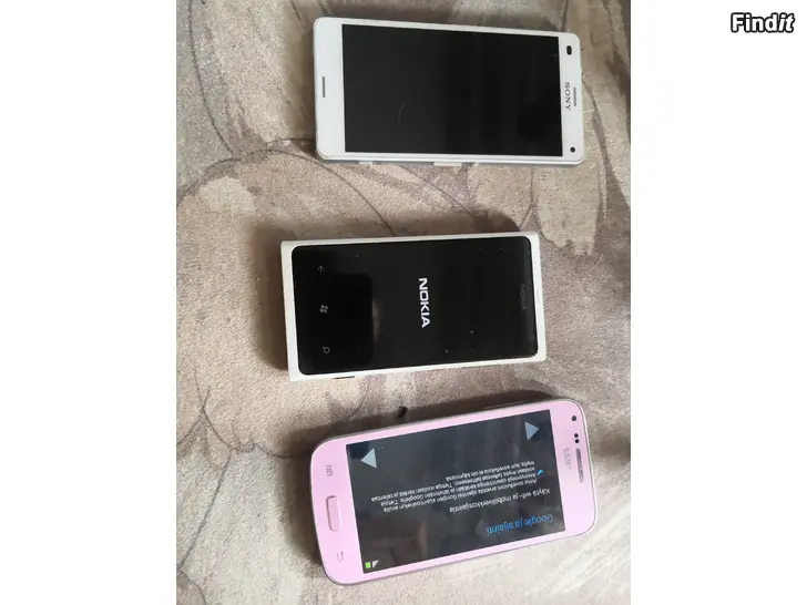 Myydään Doro seniori puhelin ja Nokia älypuhelin