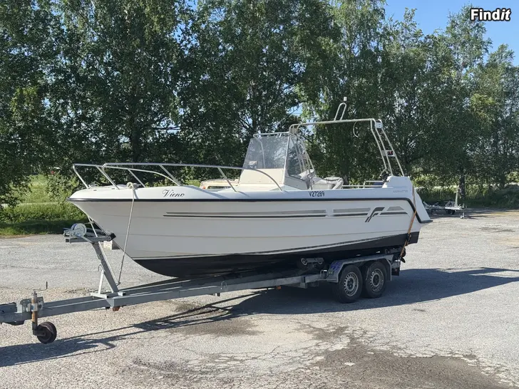 Säljes Finnmaster 710 Fisherman + Mercury Optimax 175