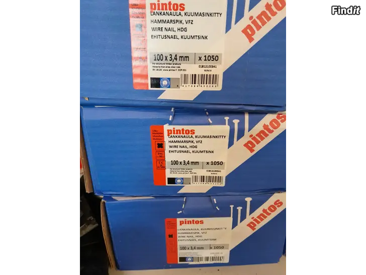 Myydään Spiklådor 100 och 75 mm spik