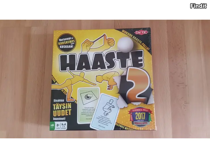 Myydään Haaste2 lautapeli Tactic uusi pakkaus -hinta 14e