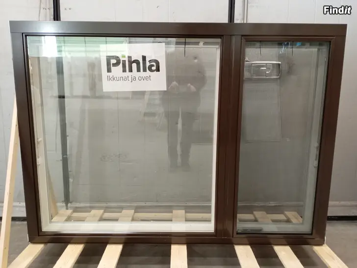 Säljes Fönster MSEA 130, 1770x1270, Vit/Brun, B-MODELL