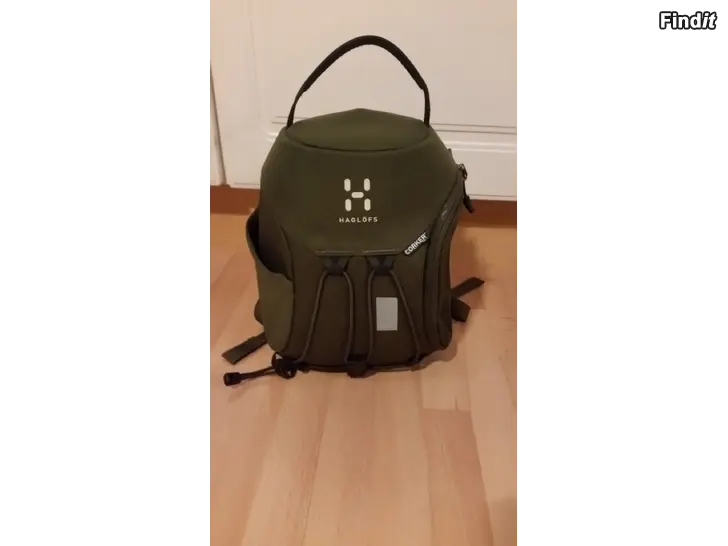 Myydään Haglöfs Corker lasten reppu väri tummanvihreä 27cm -hinta 25e
