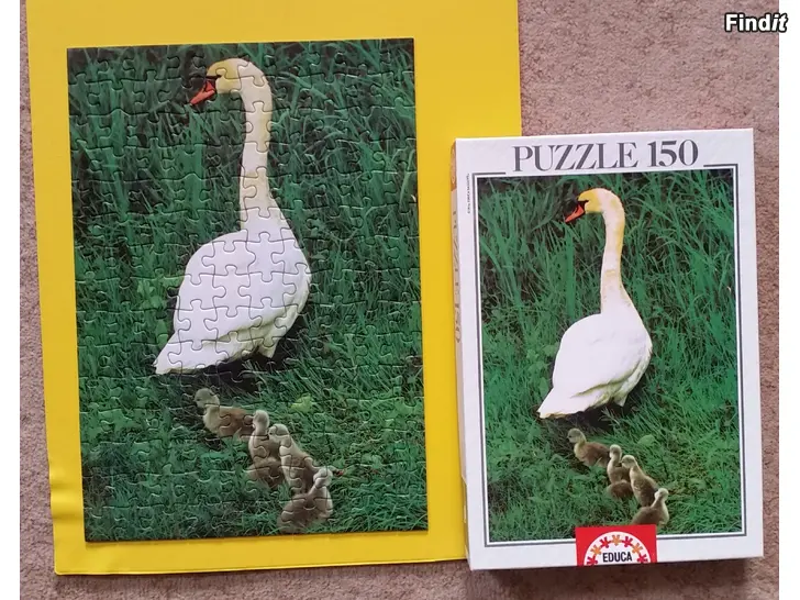 Säljes EDUCA Palapeli Joutsen ja poikaset 150 palaa-hinta 5e