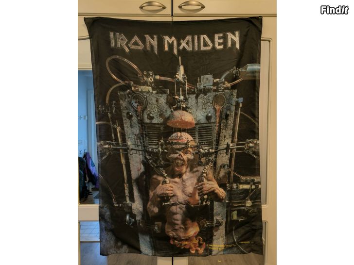 Myydään Iron Maiden X Factor Italy tour seinälippu 1995