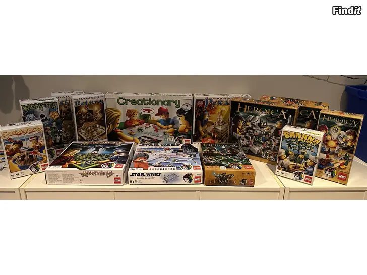 Myydään Stor Lego spel paket