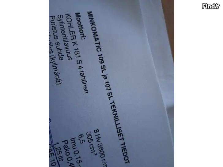 Myydään Minkomstic varaosa kansiot