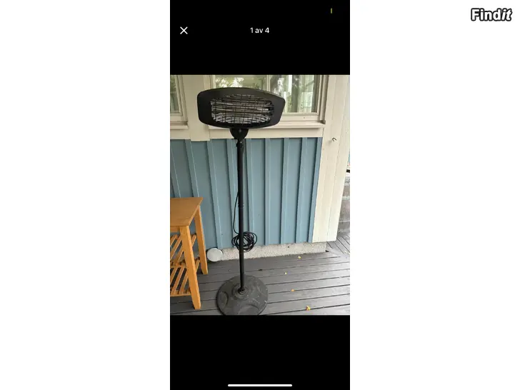 Säljes Terassvärmare