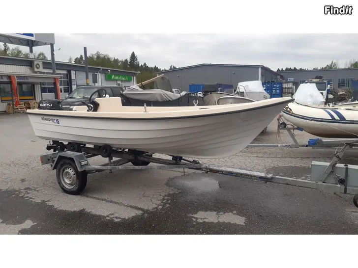Myydään Rönnqvist 15 PRO R 2024 + Suzuki DF20 ATS - 2025