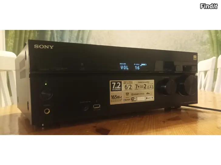 Säljes Sony STR-DN1080 7.2 Dolby Atmos hemmabioreceiver  Wi-Fi, Bluetooth, 4K HDR