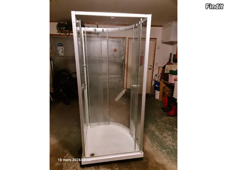Myydään Begagnat duschskåp till salu