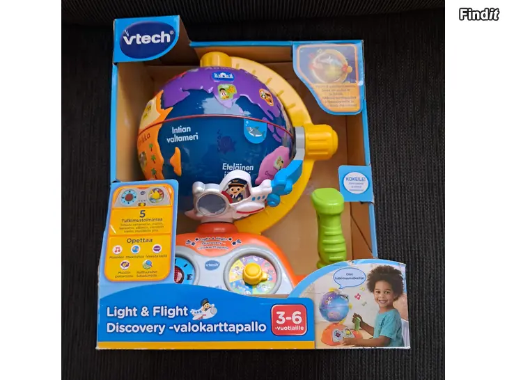 Myydään Vtech karttapallo