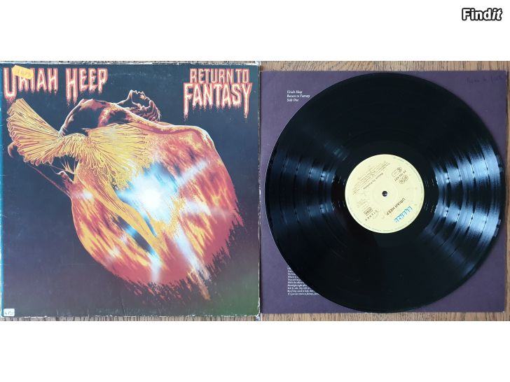 Säljes Uriah Heep, Return to fantasy. Vinyl LP
