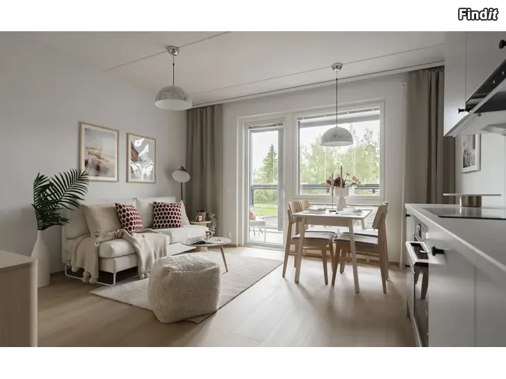 Uthyres 2r+kök+balkong + egen terass i Smedby centrum