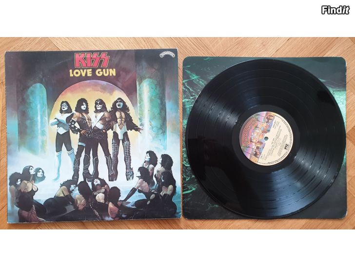 Säljes Kiss, Love gun. Vinyl LP