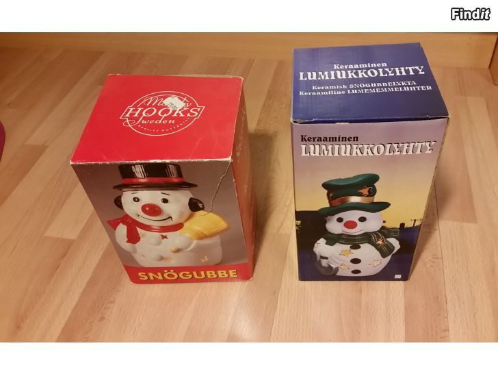 Myydään Lumiukko - Snögubbe 2 kpl