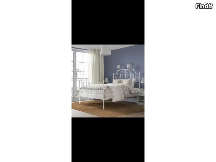 Myydään Sängyn runko, rautasänky Ikea Leirvik 160cm