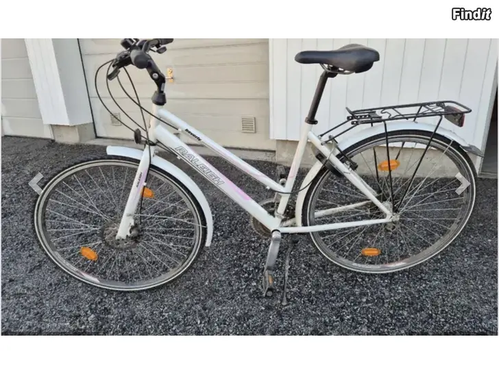 Myydään Raleigh naisten hybridipyörä 28 valkoinen