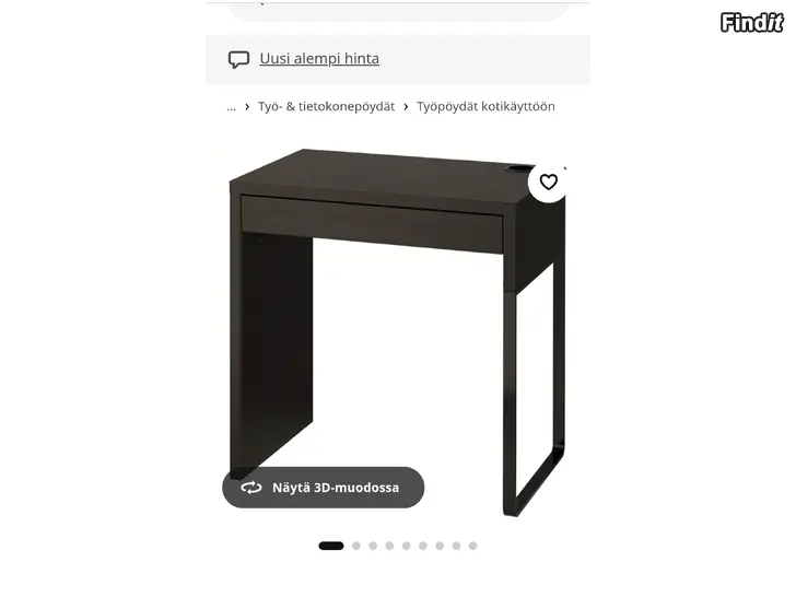Säljes Micke skrivbord - Ikea