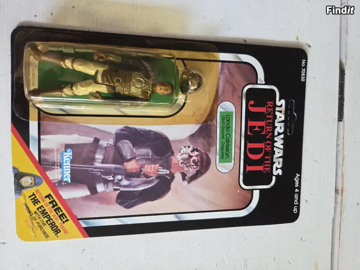 Säljes Star Wars vintage moc Lando Calrissian skiff guard