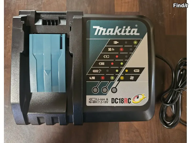 Säljes Akkulaturi DC 18 RC