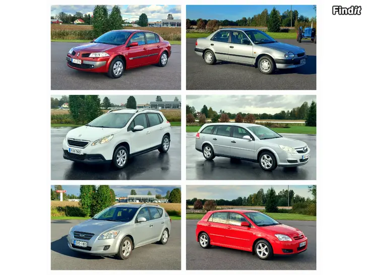 Myydään YLI 45 KPL AUTOJA EI KÄSIRAHAA EI KASKOA