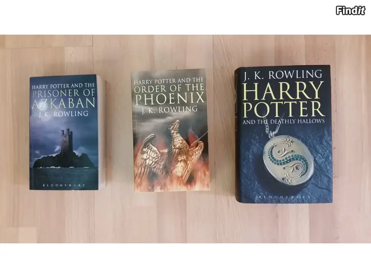 Myydään Harry Potter kirjat in English J.K.Rowling  -15e