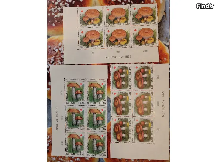 Myydään SPRn numerokuusilo-sienimerkit v.1979