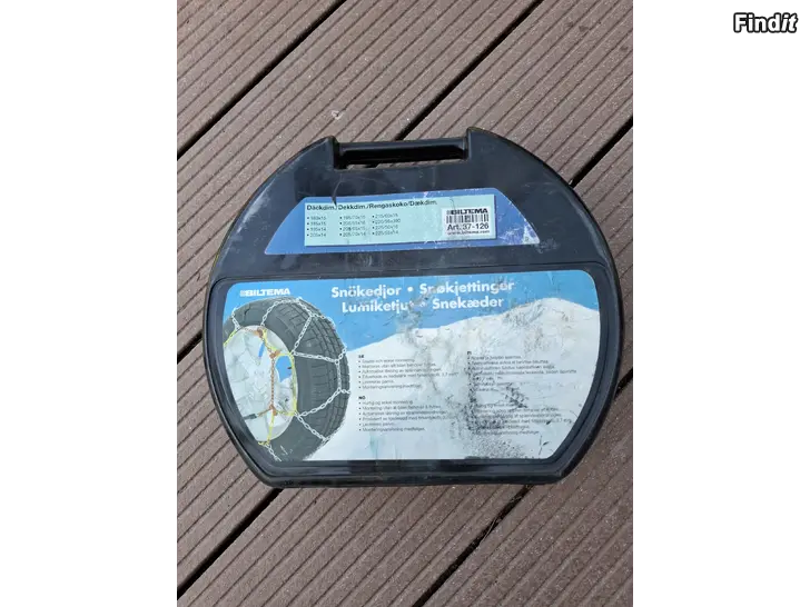 Myydään Bilens snökedja