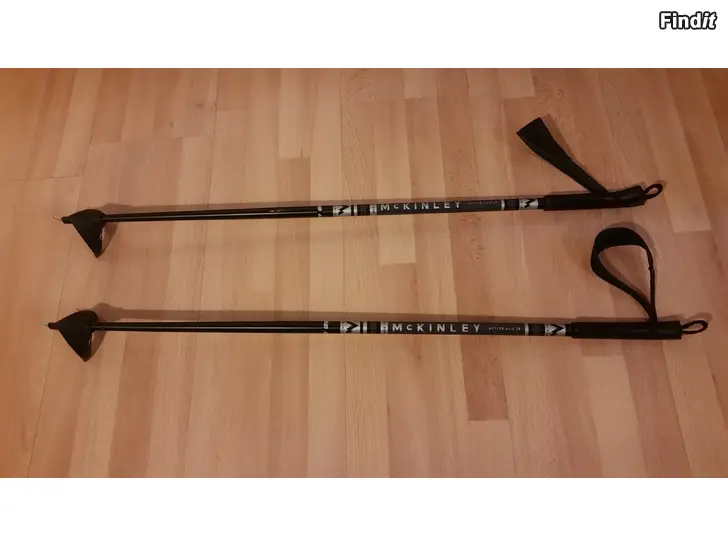 Myydään Mc Kinley Active Alu Jr sauvat 80cm musta -9e