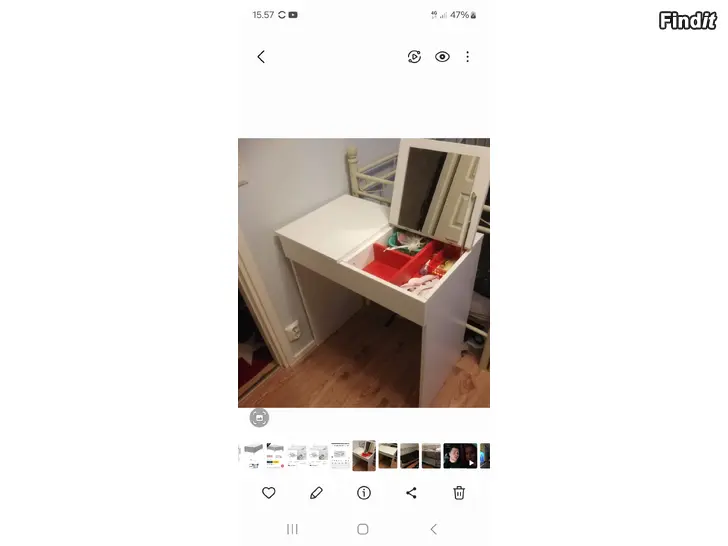 Säljes Kampauspöytä