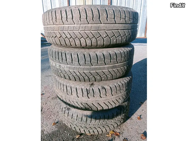 Myydään VW 5-100 vanteilla nastarenkaat 185/70R14