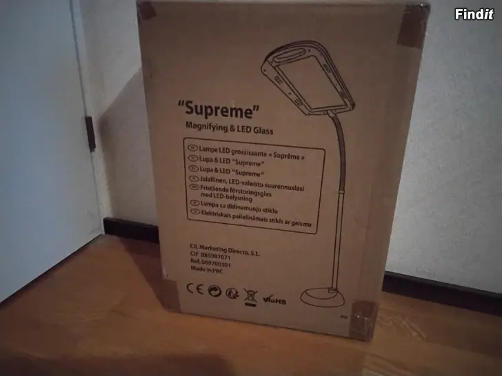 Säljes Jalallinen suurennuslasi valolla