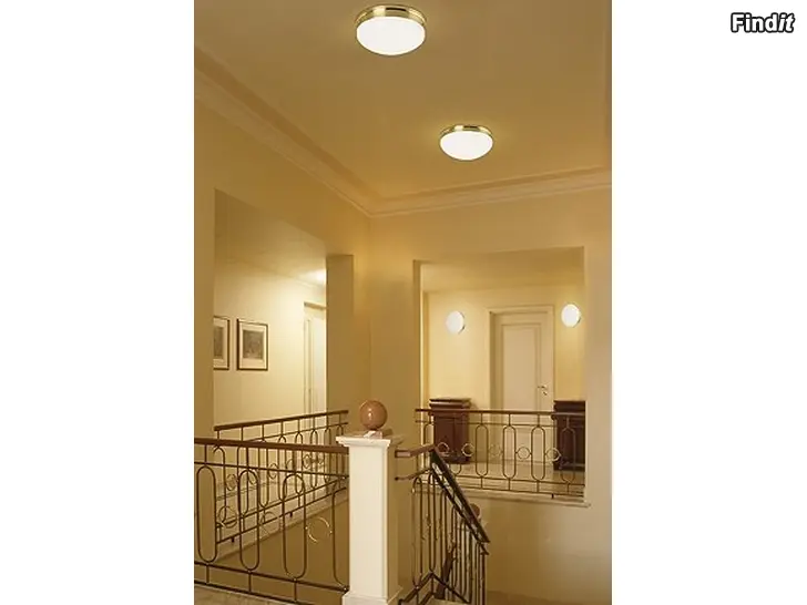 Myydään Egoluce Disco plafondi 30 cm lasi 2 x E 27