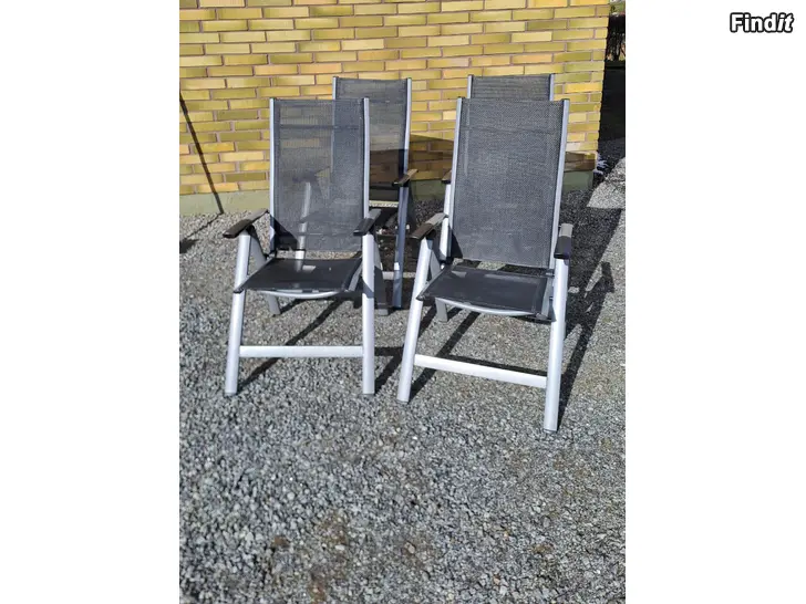 Säljes Trädgårdsstolar 4 stycken