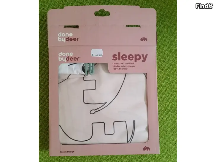 Myydään Done by Deer Junior Sleepy vauvan pussilakanasetti uusi -hinta 10e