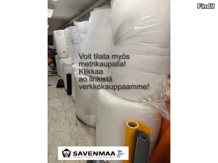 Myydään ILmanvaihtokoneen leikattava suodatinkangas,iso rulla,tilaa Savenmaalta