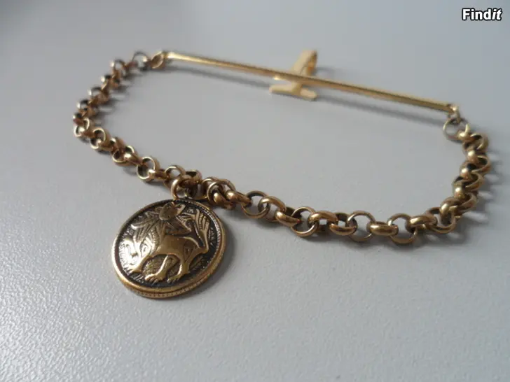 Myydään Kalevala Aurinkoleijona solmionpidin uusi