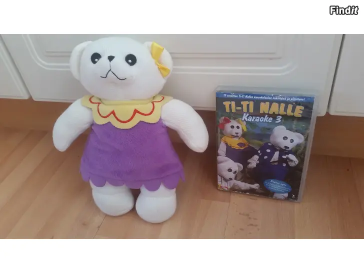 Myydään TAU-Nalle TiTi-Nallen pikkusisko ja DVD Karaoke 3 yhteishintaan 10e