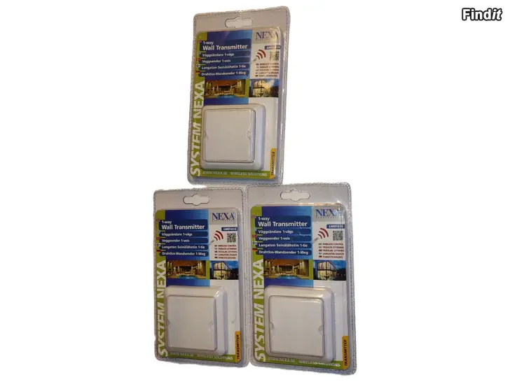 Myydään Langaton seinäkatkaisija 4kpl System Nexa