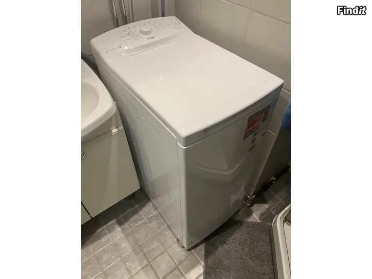 Myydään Whirlpool TDLR 6040L  päältä täytettävä pyykinpesukone 6 kg