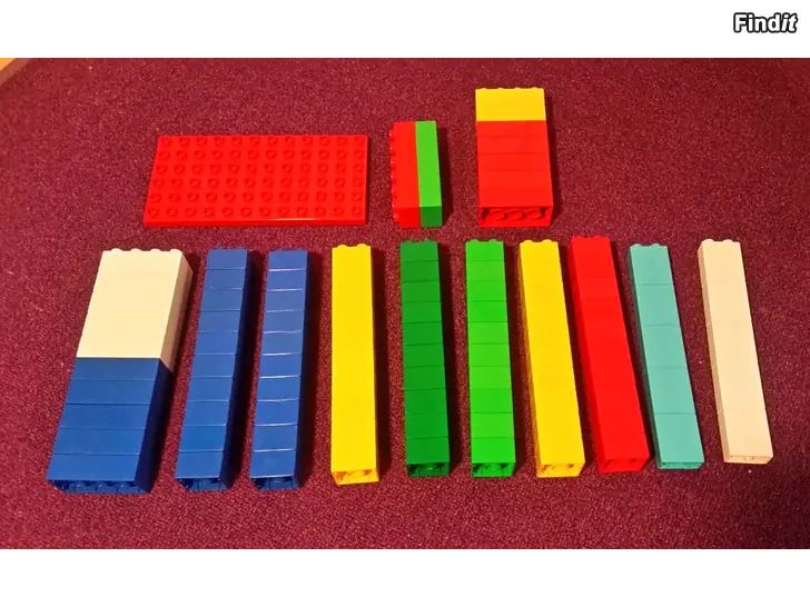 Myydään 100 kpl erilaiset Lego Duplo peruspalikat  -hinta 25e