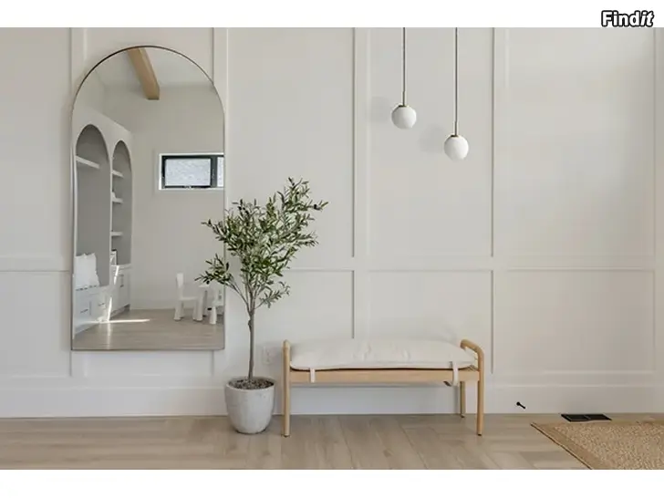 Säljes Palla P135 LED-riippuvalaisin, opaali/messinki, CCT - Antidark